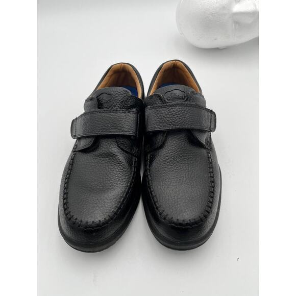 men\'s Black 10 wide Dr Comfort all leather diabetic shoes excellent condition